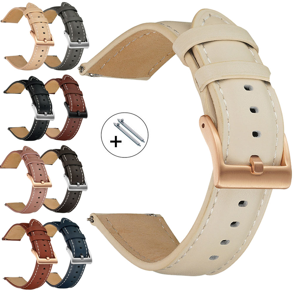 Suede Strap Watch - 14mm 16mm 18mm 20mm 22mm 천연