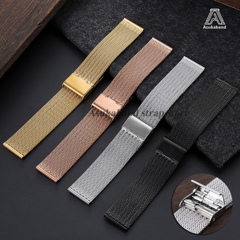 Mesh Strap Metal - 0.6 메쉬 밀라니즈 스테인리스 스틸 스트랩