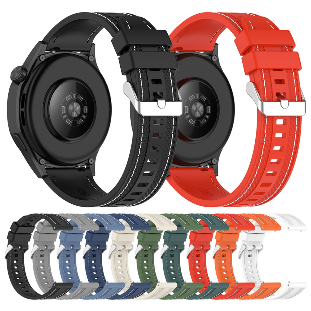 스티칭 실리콘 범용 스트랩, 화웨이 워치 3, 3 프로 - Silicone Watch Band 22Mm 리뷰 및 가격
