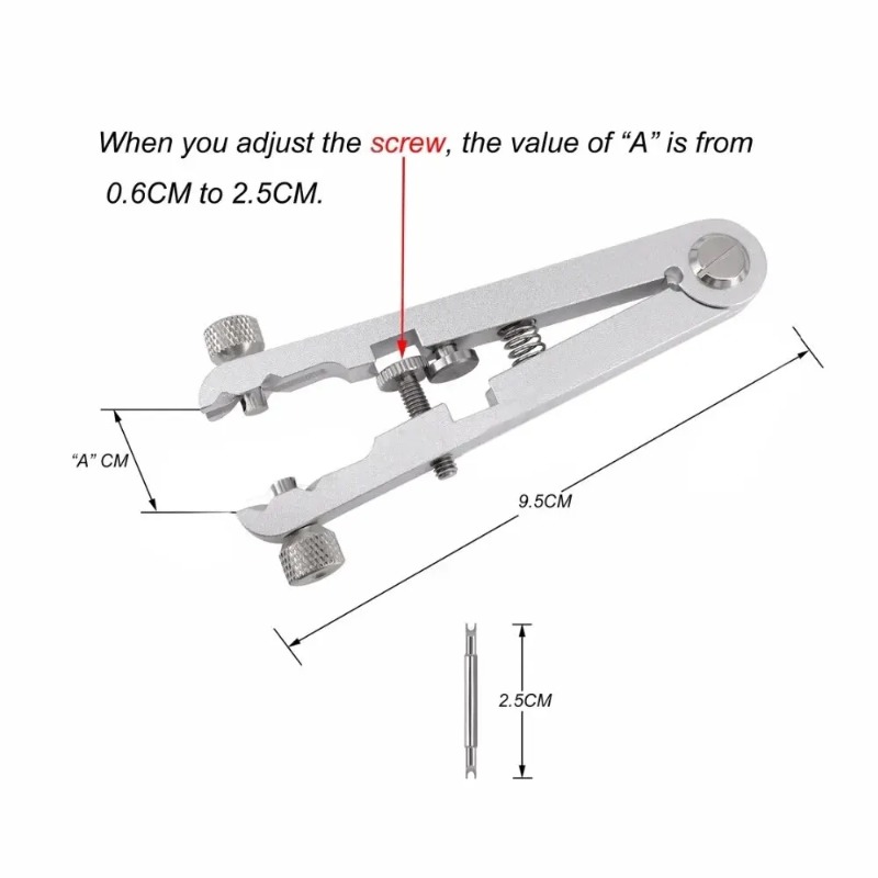 알루미늄 합금 시계 밴드 리무버 플라이어 스프링 바 V - Spring Bar Tool Set 리뷰 및 가격