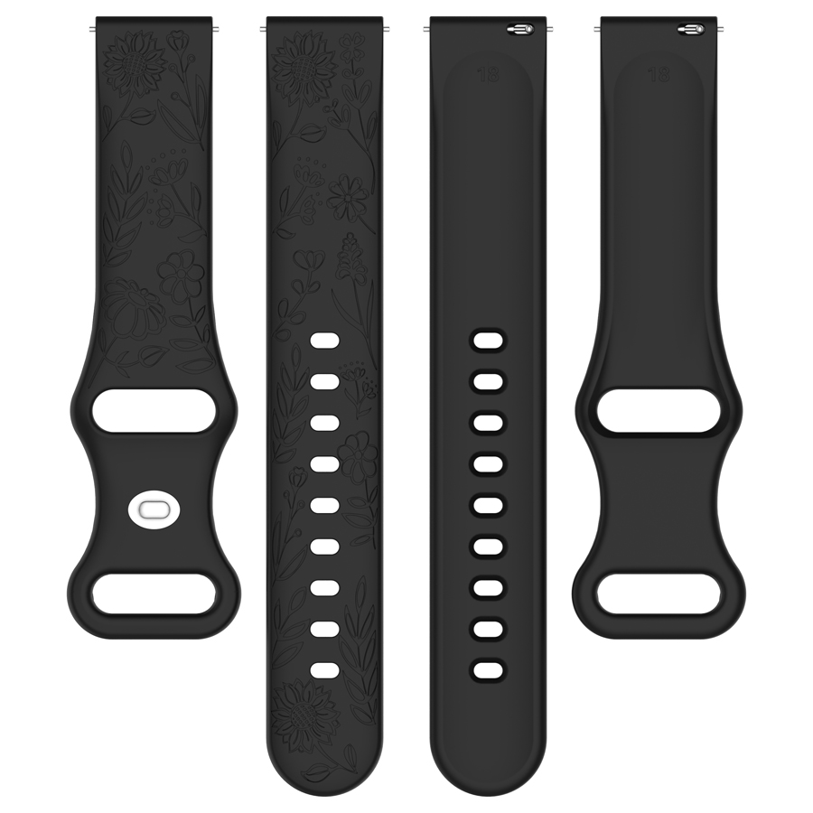20 22mm 3D 꽃무늬 실리콘 스트랩 삼성 갤럭시  - Silicone Watch Band 22Mm 리뷰 및 가격