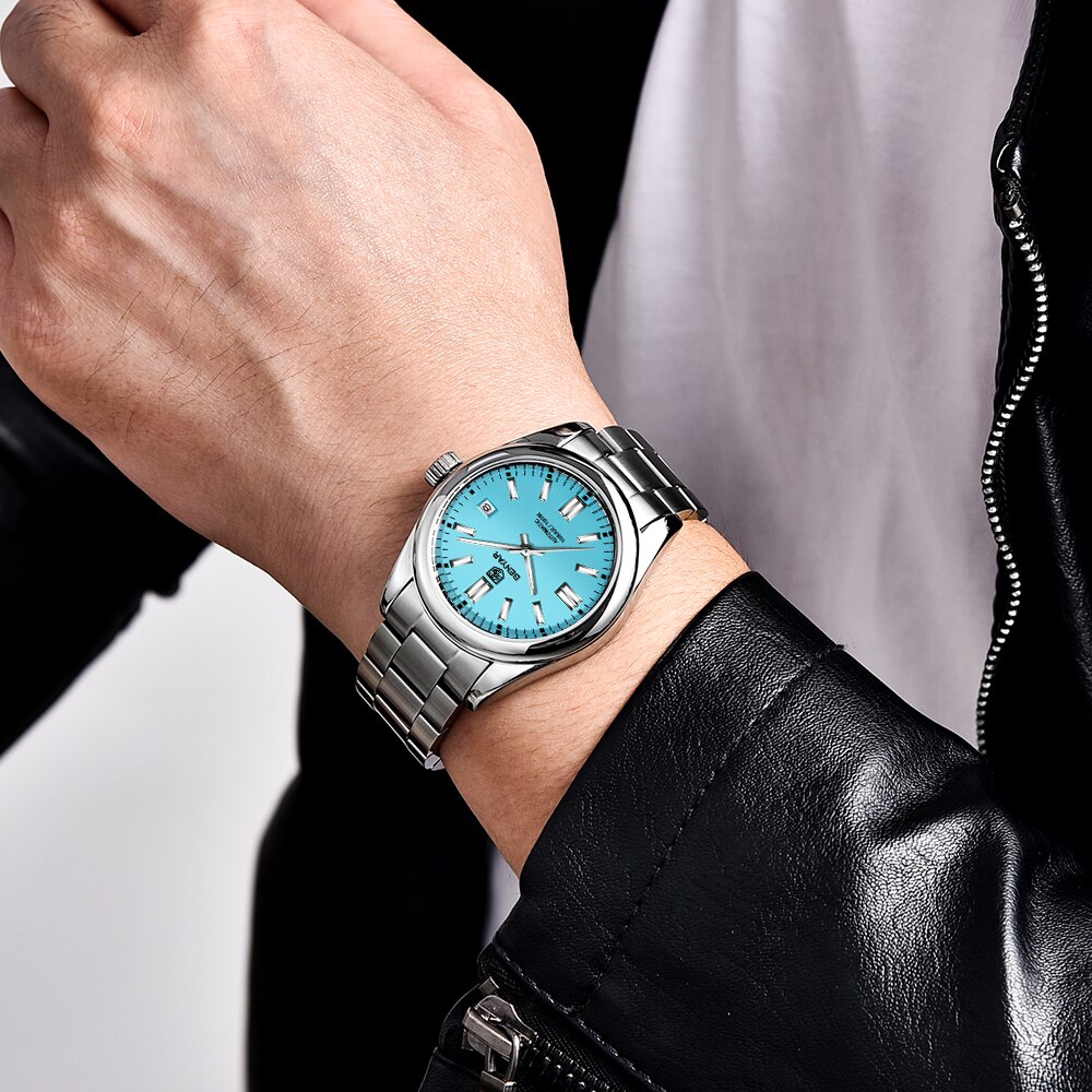 BENYAR 새로운 최고급 남성용 자동 시계 10Bar - Stainless Bracelet Diver 리뷰 및 가격