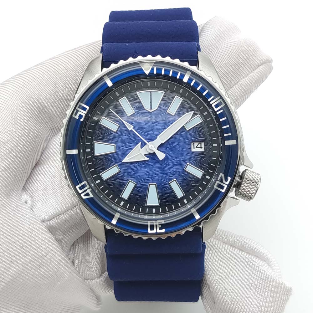 비즈니스 41MM NH36 자동 기계식 시계 사파이어  - Rubber Strap Diver 리뷰 및 가격