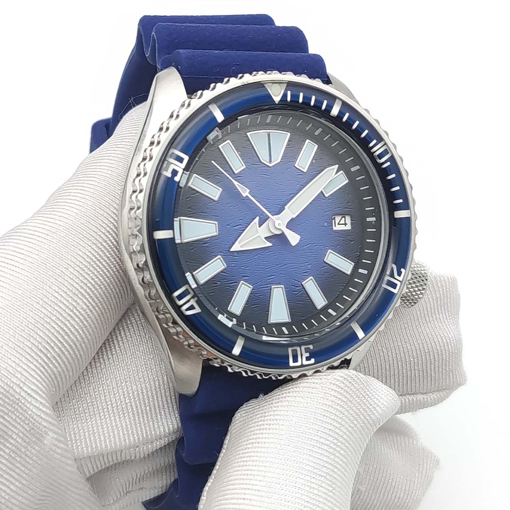 비즈니스 41MM NH36 자동 기계식 시계 사파이어  - Rubber Strap Diver 리뷰 및 가격