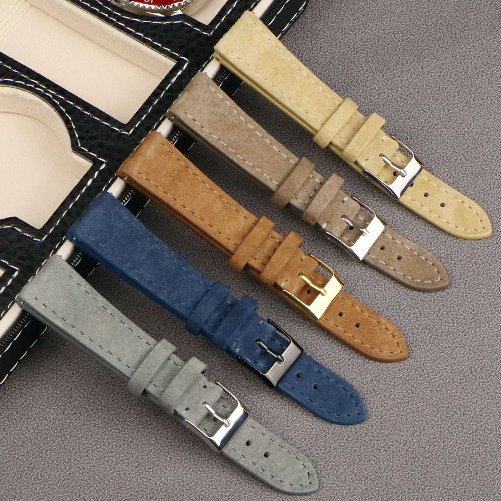 프리미엄 가죽 스웨이드 시계 스트랩 18mm 20mm  - Suede Strap Watch 리뷰 및 가격