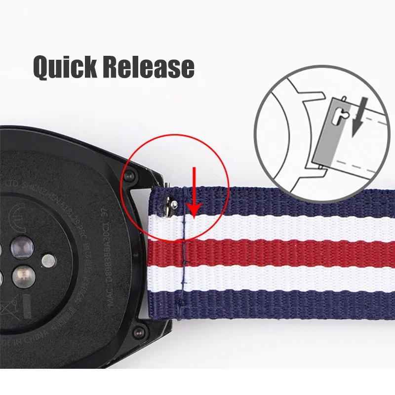 삼성 갤럭시 시계 6 4 5 프로 용 20mm 22mm - Nato Strap Nylon 리뷰 및 가격